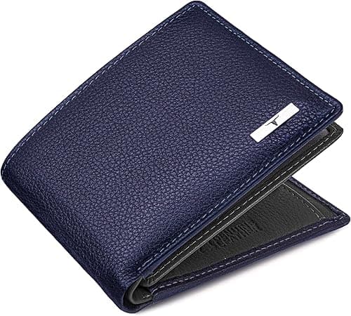 URBAN FOREST Kyle Blue/Grey Leather Wallet for Men on Amazon.ae - Price Tracker