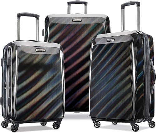 American Tourister Moonlight Hardside Expandable Luggage with Spinner Wheels on Amazon - Best Deal Finder