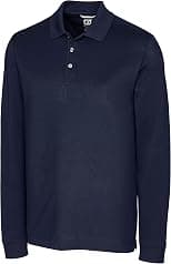 Cutter & Buck Men's 35+UPF, Long Sleeve Advantage Polo Shirt - Best Deal Finder