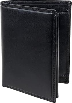 Luchiano Visconti Mens Luxury Leather Wallet By Monza Collection In Italian Black - Box on Amazon.ae - Price Tracker