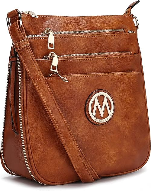 MKF Crossbody Bag for Women – PU Leather Expandable Messenger Purse – Designer Pocketbook Handbag Shoulder Strap on Amazon.ae - Price Tracker