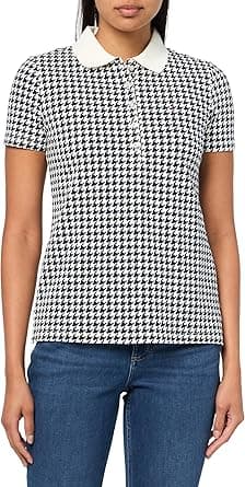 Tommy Hilfiger womens Tommy Hilfiger Women's 5 Button Polo Tee T-Shirt on Amazon.ae - Price Tracker
