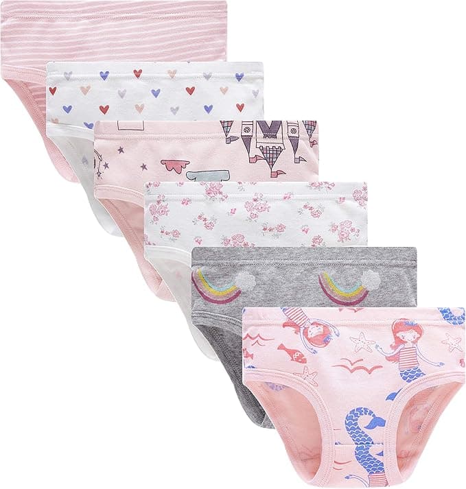 Girls' panties 100% cotton breathable soft Underwear on Amazon.ae - Price Tracker