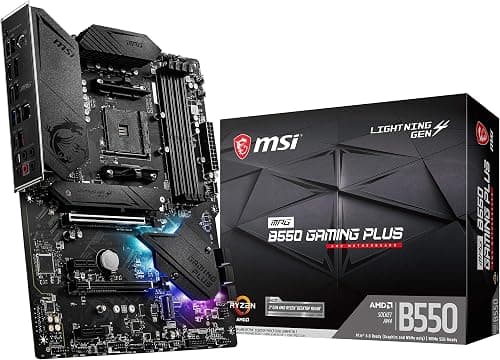 MSI MPG B550 Gaming Plus V1 Gaming Motherboard (AMD Ryzen 5000, AM4, DDR4, PCIe 4.0, SATA 6Gb/s, M.2, USB 3.2 Gen 2, HDMI/DP, ATX) on Amazon.ae - Price Tracker