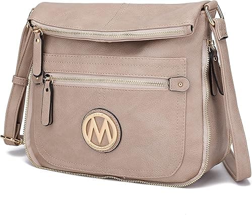 MKF Crossbody Bag for Women – PU Leather Expandable Messenger Purse – Designer Pocketbook Handbag Shoulder Strap on Amazon.ae - Price Tracker