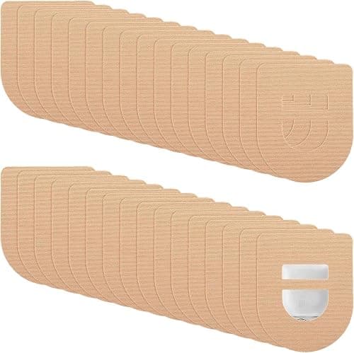 50 Pieces Waterproof Adhesive Patches, Adhesive Patches Compatible with Omnipod Shower Waterproof Pre-Cut Adhesive Patches with Strap Pre-Cut Sweatproof Tape Continuous Glucose Monitor Protection on Amazon.ae - Price Tracker