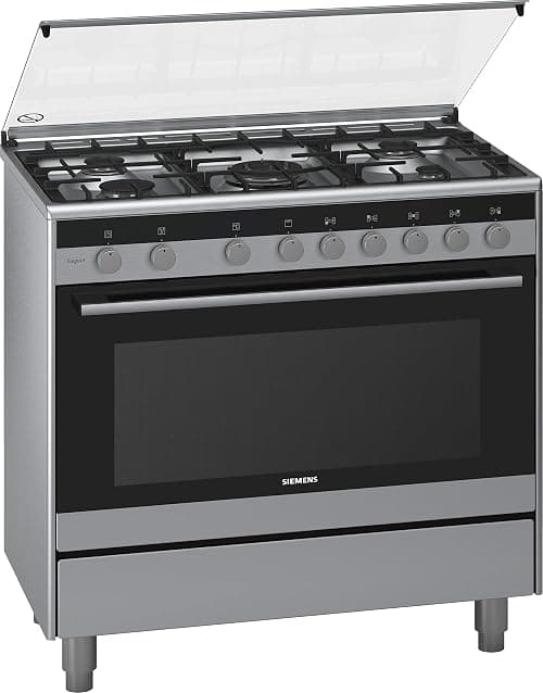 Siemens 90 cm Freestanding Gas Cooker With Sabaf Burners, German Engineering, Hg73G6357M"Min 1 year manufacturer warranty" on Amazon.ae - Price Tracker