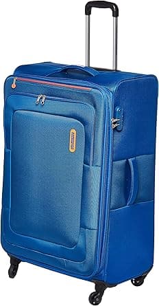 Duncan+ Suitcase, Cabin Size, 4 Spinner Wheels, Soft Top, 100% Polyester, Lightweight|Water Resistant Material|TSA Lock|Front Storage Compartment|Expandable - 3 Years International Warranty on Amazon.ae - Price Tracker