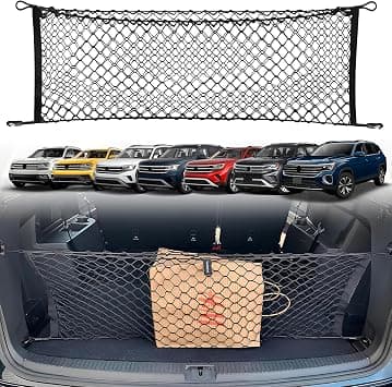 Envelope Style Automotive Elastic Trunk Mesh Cargo Net for Volkswagen Atlas 2017-2024 - Premium Trunk Organizers and Storage - Luggage Net for Crossover - Best Car Organizer for Volkswagen Atlas on Amazon.ae - Price Tracker
