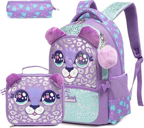 Kids Backpacks for Girls School Bag with Lunch Box School Backpack for Girls Set Cute Bookbag for Kindergarten على Amazon.ae - متتبع الأسعار