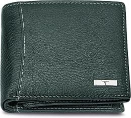 URBAN FOREST Oliver Green Leather Wallet For Men, 6 Card Slot, Green, Contemporary - Best Deal Finder