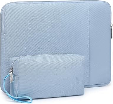 HYZUO 13 Inch Laptop Sleeve Bag Set for MacBook Air 13 M5/M4/M3/M2/M1 A3449 2026-2018, 13" MacBook Neo 2026 A3404, MacBook Pro 13 M2/M1 2026-2016, iPad Pro/Air 13, XPS 13, Surface Pro, Pale Blue on Amazon.ae - Price Tracker