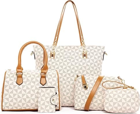 2E-youth Purses and Handbags for Women Ladies Top Handle Satchel Shoulder Bag Tote Bag | Designer Purses - متتبع أسعار Amazon.sa