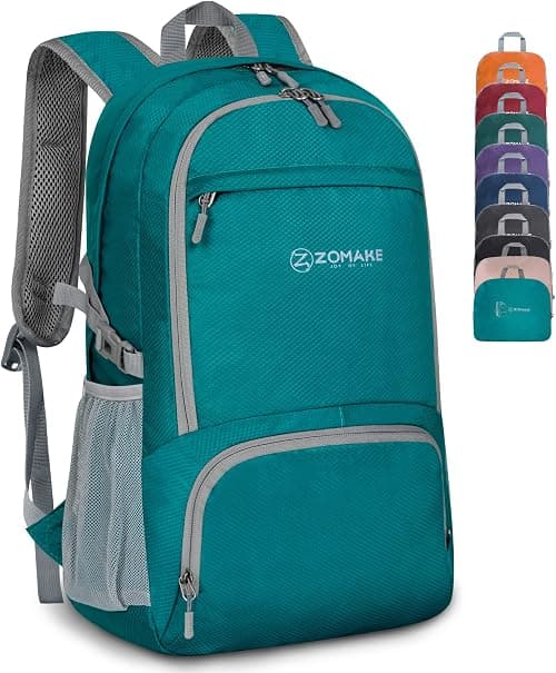 ZOMAKE Foldable Backpack - Lightweight Packable Hiking Daypack 30 L Travel Rucksack Water Resistant Outdoor Sports Camping Bag Walking Trekking for Men Women Seniors على Amazon.ae - متتبع الأسعار