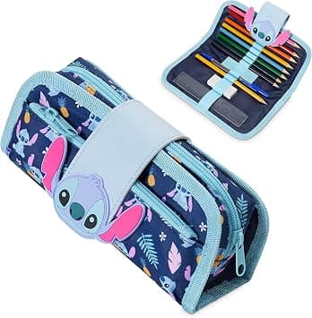 Disney Stitch Pencil Case for Girls - School Supplies Pencil Cases for Kids with Stationery - Stitch Gifts - Amazon.ae Price Tracker