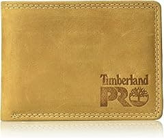 Timberland PRO mens Leather RFID Wallet With Removable Flip Pocket Card Carrier Wallet - Amazon.ae Price Tracker
