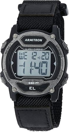 Armitron Sport Unisex Digital Chronograph Nylon Strap Watch, 45-7004 - Best Deal Finder