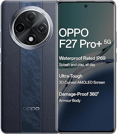 OPPO F27 Pro+ 5G (Midnight Navy, 8GB RAM, 256GB Storage) | 6.7" FHD+ AMOLED Toughest 3D Curved Display|64MP AI Featured Camera|IP69 | 67W SUPERVOOC| with No Cost EMI/Additional Exchange Offers on Amazon.ae - Price Tracker
