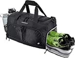 FocusGear Ultimate Gym Bag 2.0: Durable Crowdsource Designed Duffel Bag with 10 Optimal Compartments, Water Resistant Pouch, Green, 11.5"H x 10.5"W x 20"L - Best Deal Finder