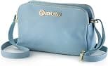 Baroncelli Crossbody Bag Made in Italy with Long Stripe Genuine Italian Soft Leather - Best Deal Finder