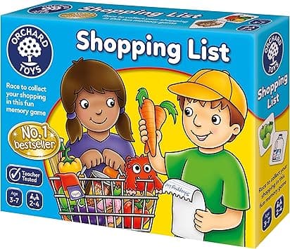 Orchard Toys Shopping List Memory Game - Matching and Memory Games for 3 Year Olds and Up - Kids Educational Toys and Learning Games - Children and Toddler Board Games Ages 3 to 7-2 to 4 Players - Amazon.ae Price Tracker