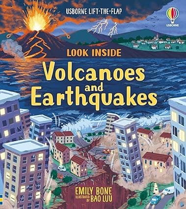 Usborne Look Inside Volcanoes and Earthquakes on Amazon.ae - Price Tracker