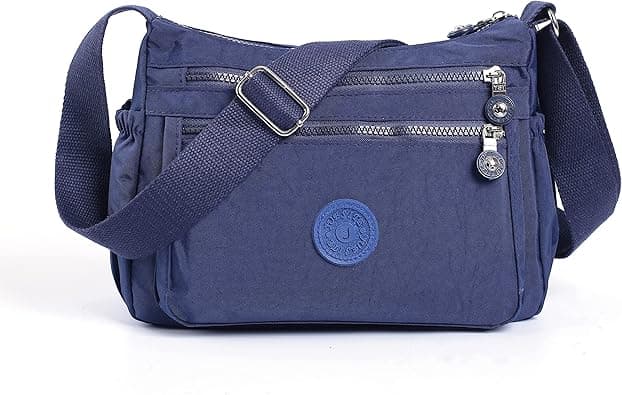 Crossbody Bags for Women Waterproof Tote Bag Casual Nylon Purse Handbag RFID Lightweight Messenger Bag on Amazon.ae - Price Tracker