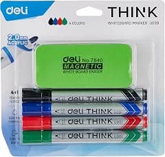 Deli U099 Whiteboard Marker Set - Amazon.ae Price Tracker