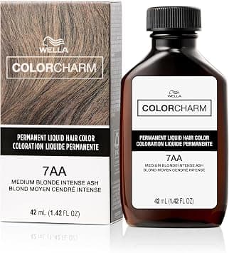 Wella Color Charm Permanent Liquid Creme Hair Color - 7AA/632 Medium Blonde Intense Ash - Best Deal Finder