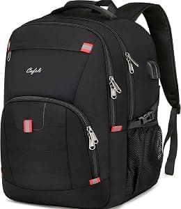 CAFELE Anti-Theft Laptop Backpack USB Travel Computer Backpack College Bookbag School Backpack - Best Deal Finder