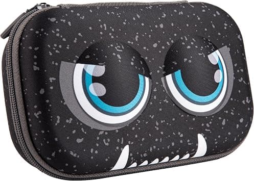 ZIPIT Beast Pencil Box for Kids | Pencil Case for School | Organizer Pencil Bag | Large Capacity Pencil Pouch (Black) على Amazon.ae - متتبع الأسعار