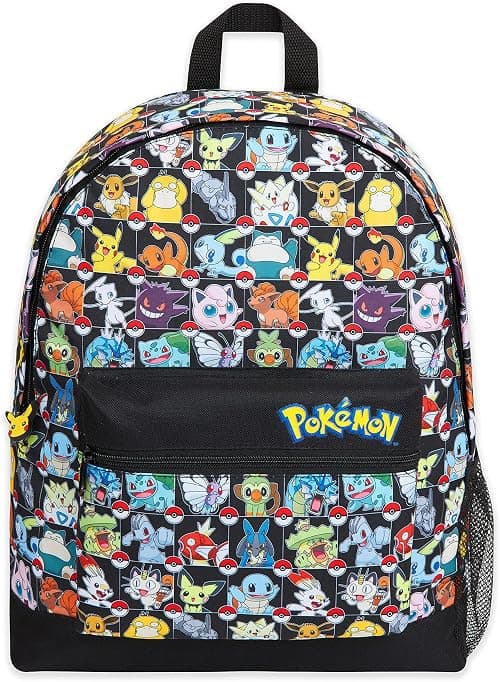 Pokemon Backpack Kids School Bag Boys Girls Teens Pikachu Eevee Pokeball on Amazon.ae - Price Tracker