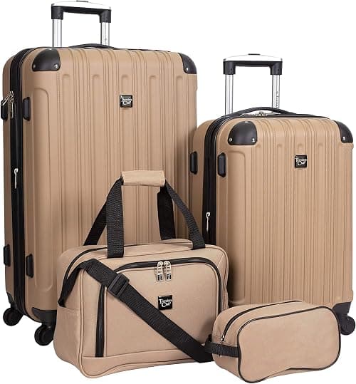 Travelers Club 4 Piece Midtown Luggage Set on Amazon.ae - Price Tracker