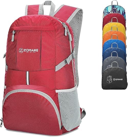 ZOMAKE Foldable Backpack Lightweight Packable 35 L, Hiking Daypack Water Resistant Travel Bag Nylon Outdoor Sports Camping Rucksack Walking Trekking for Men Women Seniors on Amazon.ae - Price Tracker