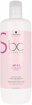 Schwarzkopf Professional Bonacure Color Freeze Ph 4.5.Micellar Sulfate Free Shampoo, Fresh, 1000 ml, 1 l (Pack of 1) on Amazon.ae - Price Tracker