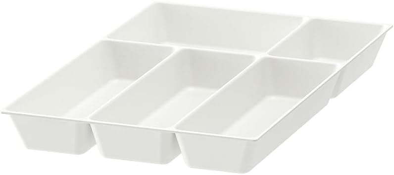 UPPDATERA Cutlery Tray, Kitchen Drawer Organiser, 32 x 50 cm, White on Amazon.ae - Price Tracker