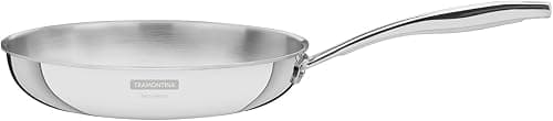 Tramontina Grano Frying Pan Stainless Steel for Induction, Electric, Gas and Ceramic Glass Hobs, Cookware, Kitchen, 26 cm, 2.2 litres, 62155260 on Amazon.ae - Price Tracker