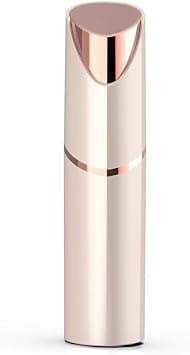 Portable Electric Facial Hair Trimmer, Rose Gold and White, 2-in-1 Lipstick Design Eyebrow and Face Razor for Women, USB Rechargeable(rose gold) على Amazon.ae - متتبع الأسعار