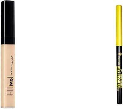 Maybelline New York, Fit Me Concealer 15 Fair & Colossal Kajal Argan Oil Khol Eyeliner on Amazon.ae - Price Tracker