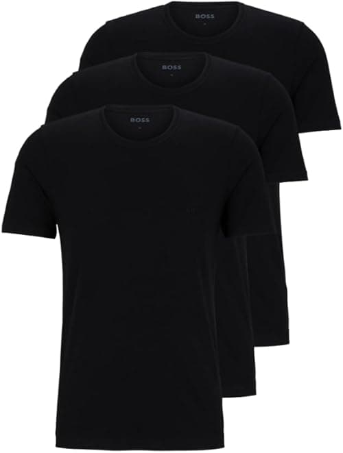 BOSS mens 3-pack Crew Neck Cotton Jersey T-shirts T-Shirt on Amazon.ae - Price Tracker