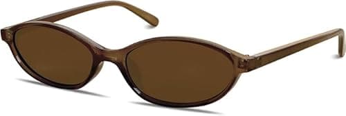 YelaJoy Retro Cat Eye Sunglasses for Women | 90s Oval Sunnies | Lightweight Narrow Frame | Trendy UV Protection on Amazon.ae - Price Tracker