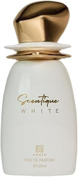 Ahmed Al Maghribi Scentique White 100ML | For women Perfume | For Men Perfume | For unisex | Long Lasting | Black Currant | Pink Pepper | Vanilla | Perfumes on Amazon.ae - Price Tracker