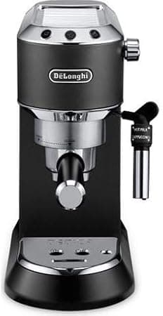 De'Longhi Dedica Pump Espresso Manual Coffee Machine | Cappuccino, Latte Macchiato With Milk Frother | Thermo Block Heating System For Accurate Temperature | Easy To Clean | EC685.BK (Black) on Amazon.ae - Price Tracker