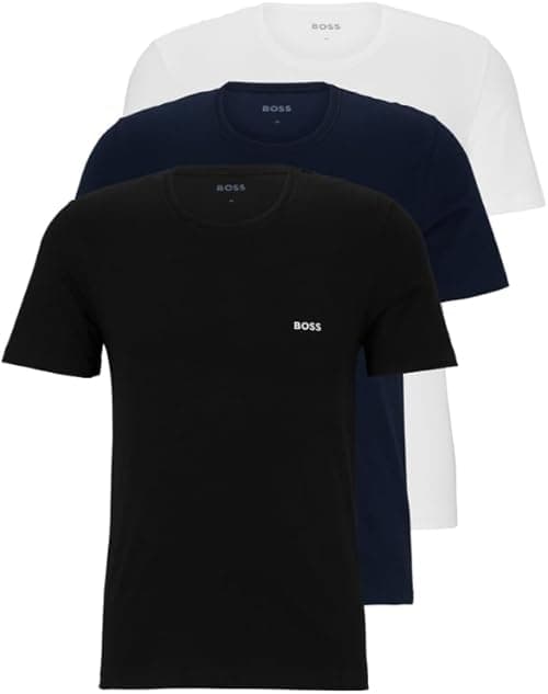 BOSS mens 3-pack Crew Neck Cotton Jersey T-shirts T-Shirt on Amazon.ae - Price Tracker