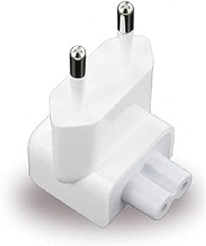 FBS® Mac European Plug Adapter & Europe Travel AC DuckHead Adapter/Charger/Converter EU Wall Replacement Plug For MacBook Pro/Air/lPhone/lPad) & Power Charge Brick - White (White ~ (1Pack)) - Amazon.ae Price Tracker