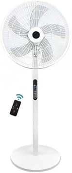 Oscillating Standing Fan with Remote Control 16 Inch Quiet Pedestal Fans Timer 8 Speeds Adjustable Portable Floor Fan for Bedroom Living Room Home Office (White) on Amazon.ae - Price Tracker