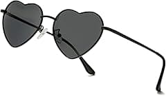 Polarized Heart Sunglasses for Women Fashion Lovely Style Metal Frame UV400 Protection Lens - Amazon.ae Price Tracker