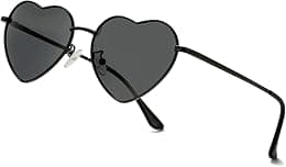 Polarized Heart Sunglasses for Women Fashion Lovely Style Metal Frame UV400 Protection Lens - Amazon.ae Price Tracker