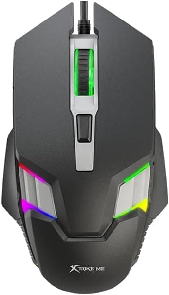 Xtrike Me GM-110 Wired Mouse, Black on Amazon - Best Deal Finder