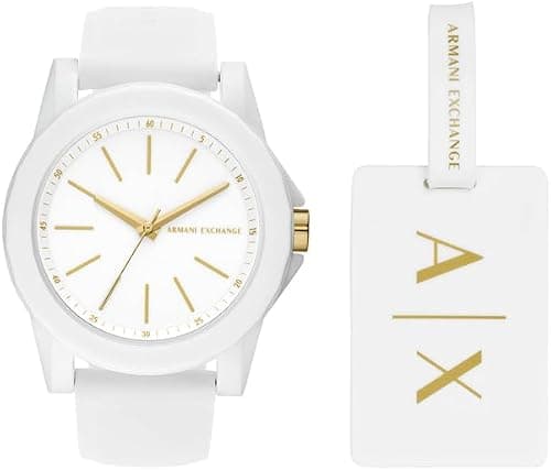 A|X Armani Exchange Watch AX7126, White, One Size, Women's on Amazon.ae - Price Tracker